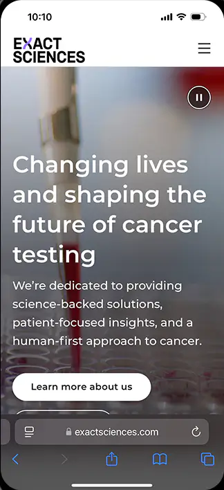 exact-sciences-website
